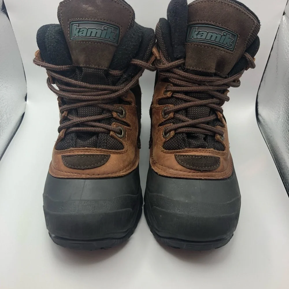 Kamik womens brown snow boots size 6
